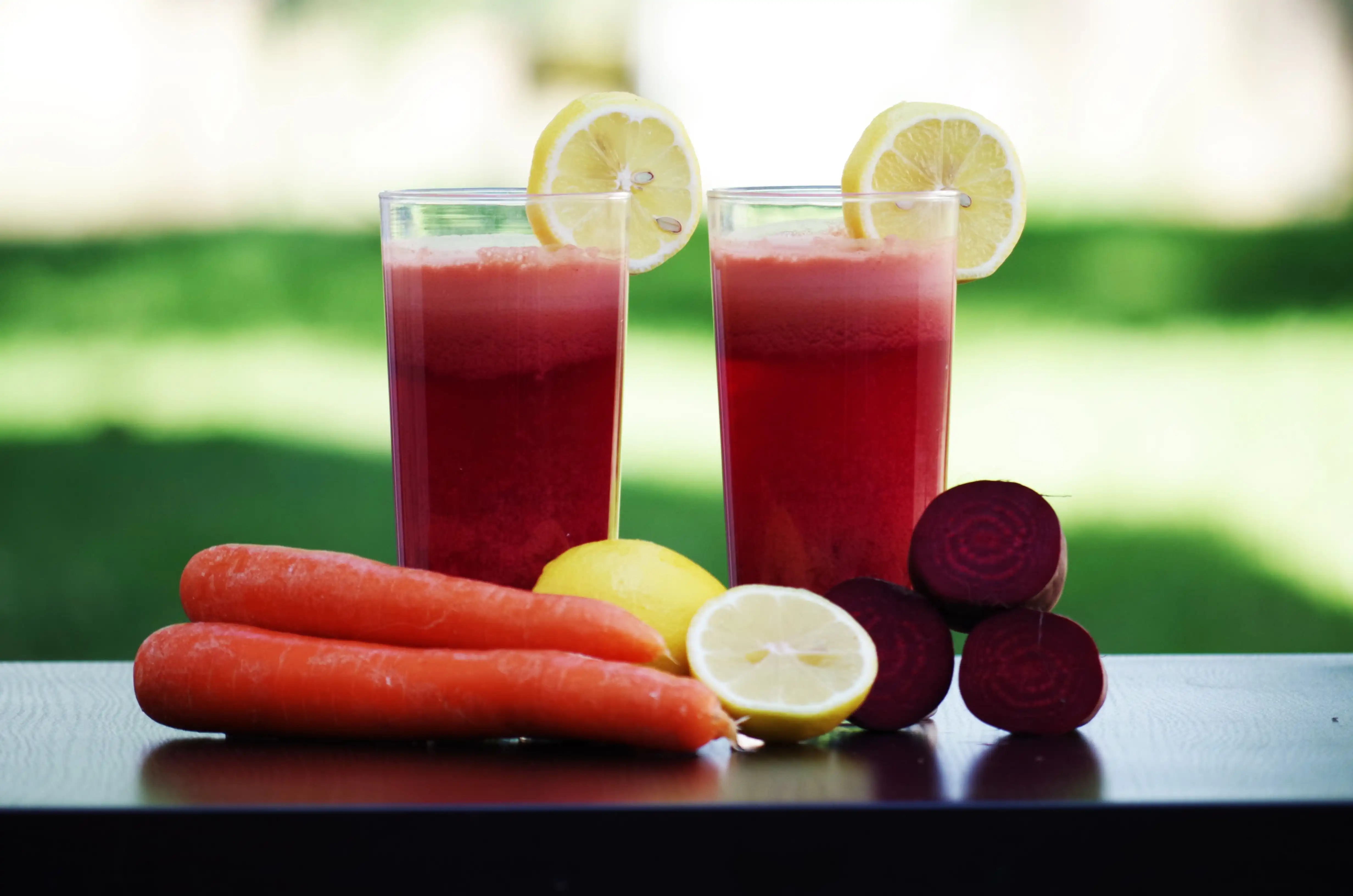 Fresh tropical juices